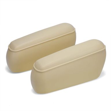 Parchment Rear Seat Arm Rests (pair), 68-77 Ford Bronco